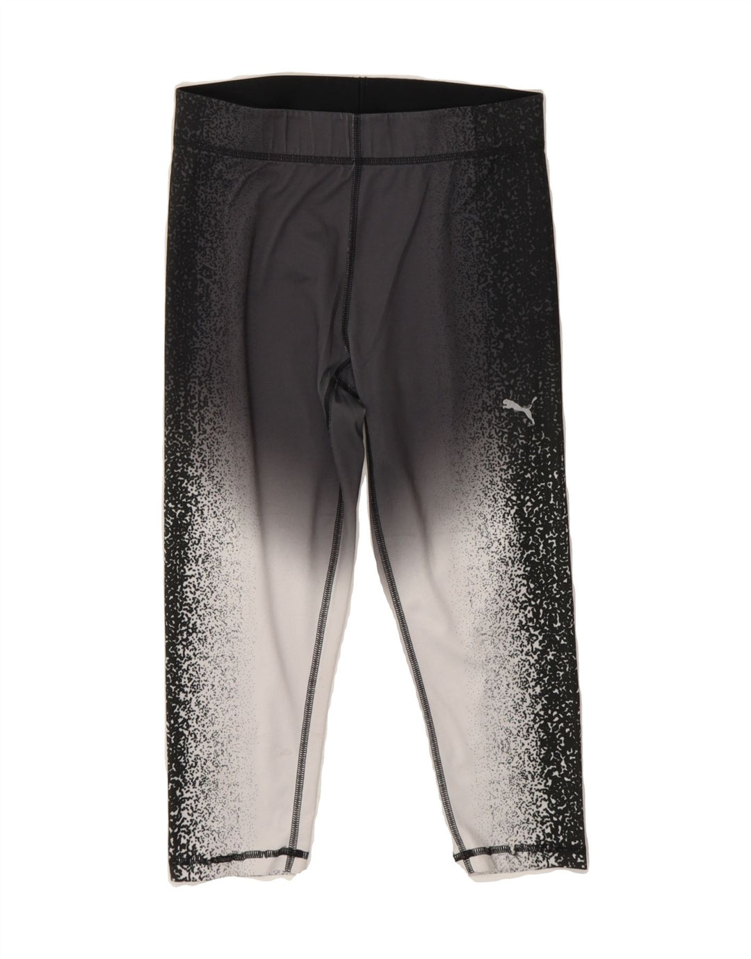 PUMA Womens Leggings UK 8 Small Grey Colourblock Polyester Vintage Puma and Second-Hand Puma from Messina Hembry 