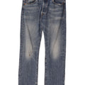 Męskie jeansy Levi's 501 Straight W33 L30 Niebieskie bawełniane