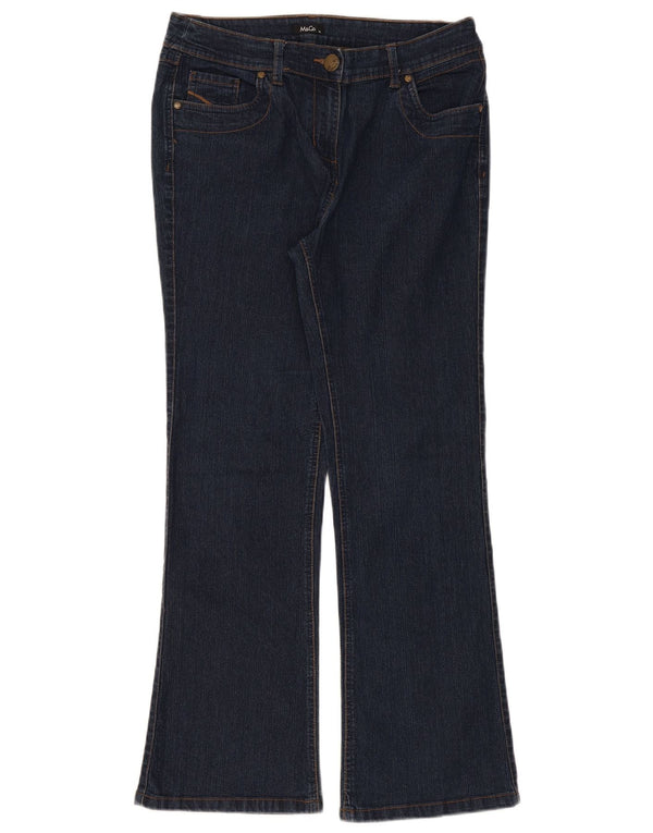 Damskie jeansy Bootcut M&Co UK 14 Large W34 L30 Granatowa bawełna