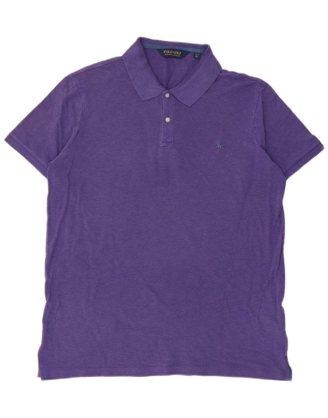 POLO RALPH LAUREN Męska koszulka polo XL, fioletowa, bawełniana