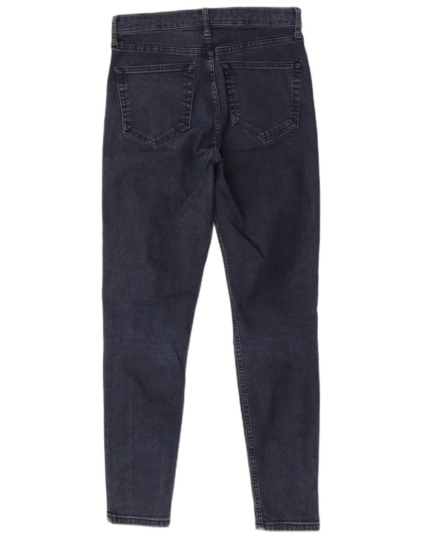 Damskie jeansy Skinny Topshop W28 L28 Granatowy poliester
