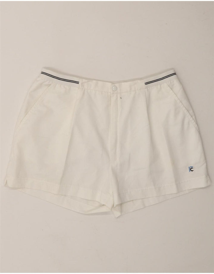 CAMPAGNOLO Mens Chino Shorts IT 54 2XL W34 White Polyester Vintage Campagnolo and Second-Hand Campagnolo from Messina Hembry 
