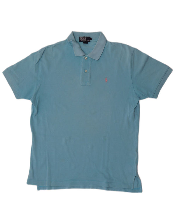 Koszula męska Polo Ralph Lauren, średnia niebieska, bawełniana
