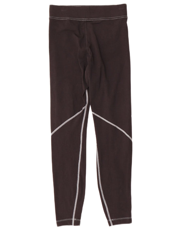 Damskie legginsy Nike Graphic UK 10, małe, czarne, bawełniane