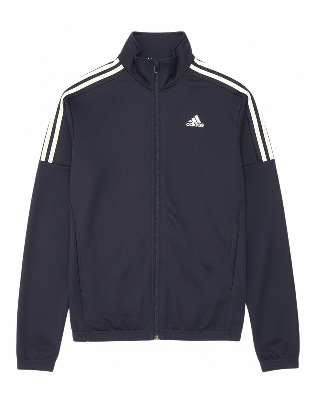 ADIDAS Mens Tracksuit Top Jacket Small Navy Blue Polyester