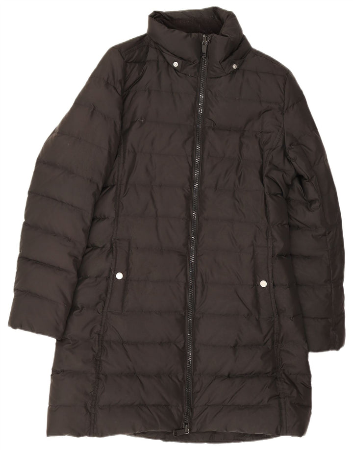 Damski płaszcz ocieplany Tommy Hilfiger UK 14, średni czarny poliester