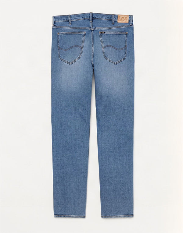 Męskie jeansy Lee Daren Zip Fly w trudnej sytuacji W36 L34 Niebieska bawełna