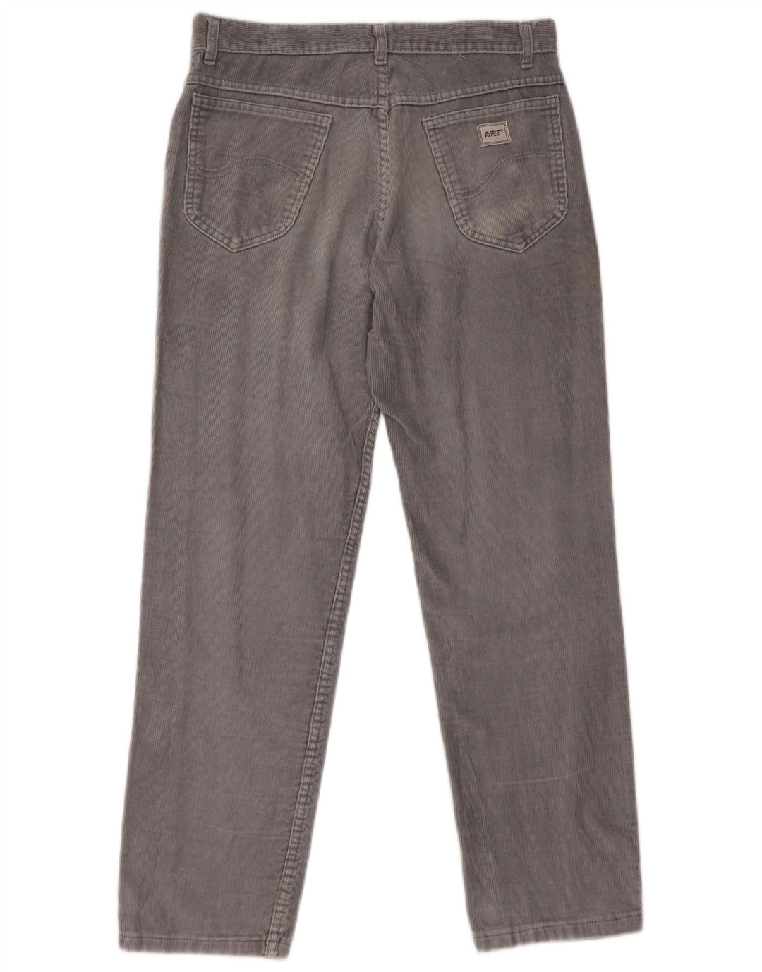 Męskie proste sztruksowe spodnie RIFLE W28 L28 Niebieskie bawełniane