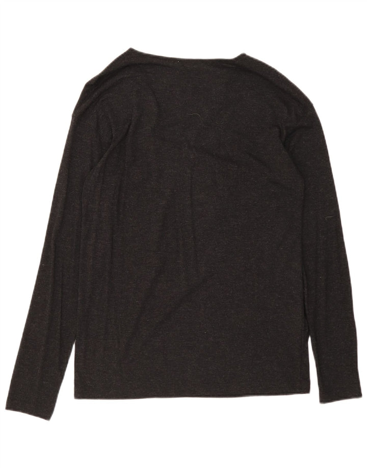 Damski top Massimo Dutti z długim rękawem UK 12, średni czarny
