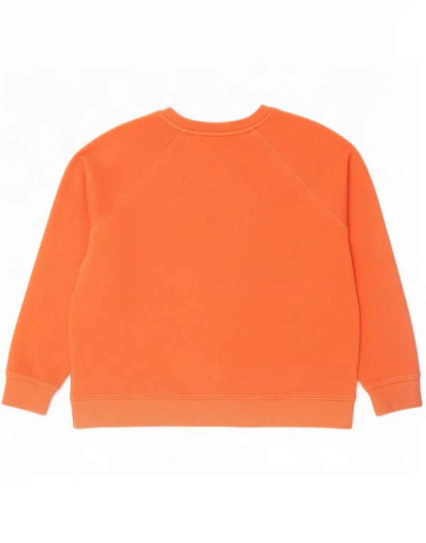 Marks & Spencer Męska bluza dresowa, duża, pomarańczowa, bawełniana