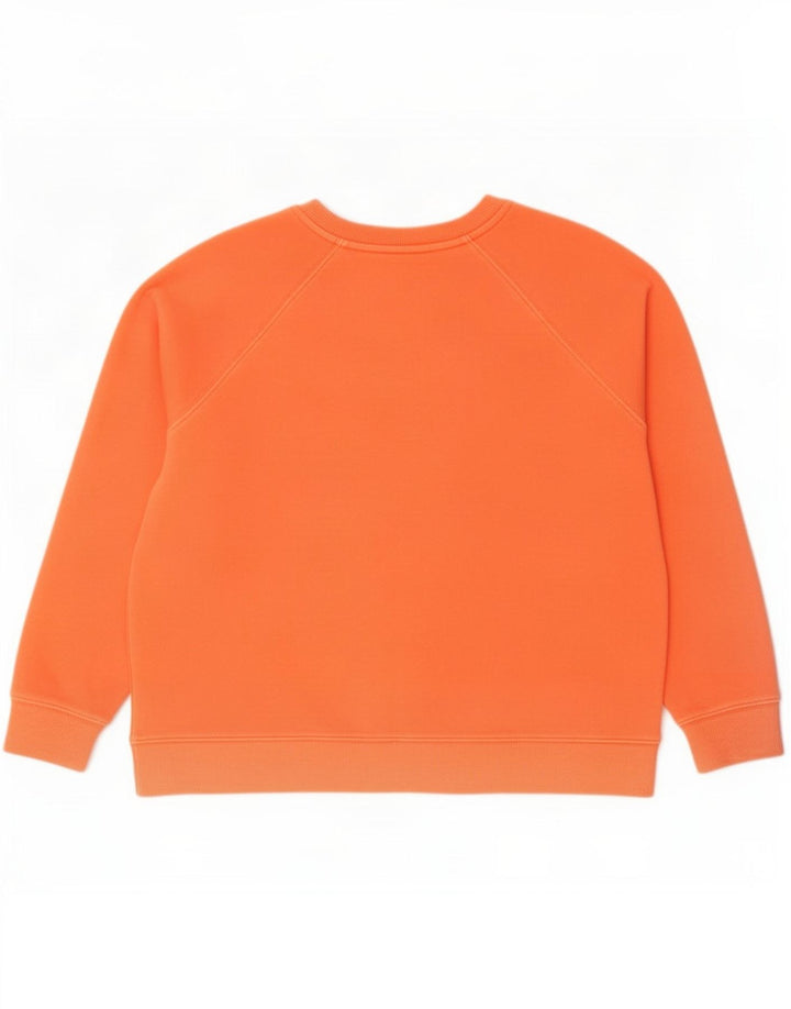 Marks & Spencer Męska bluza dresowa, duża, pomarańczowa, bawełniana