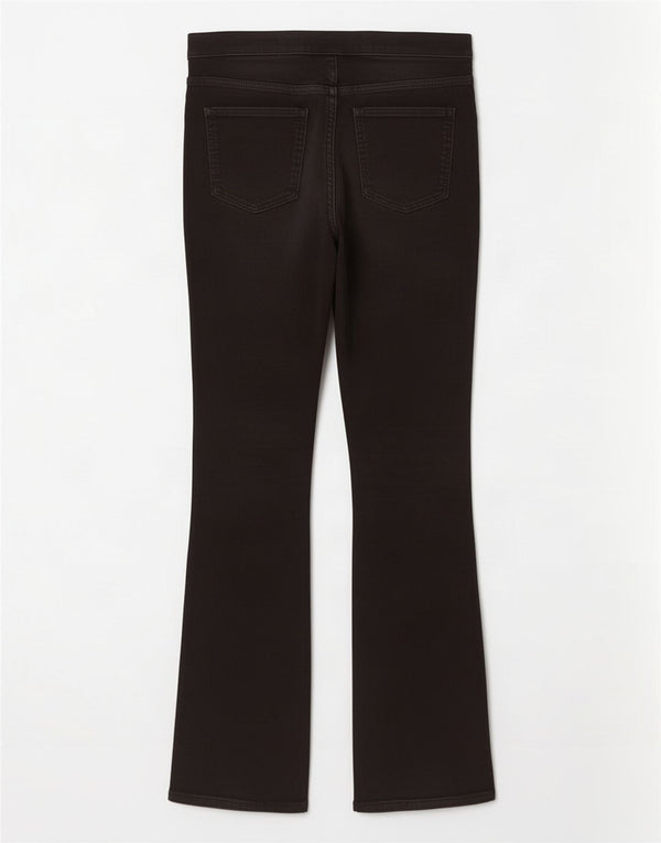 Spodnie damskie Marks & Spencer Bootcut UK 14, duże, W32 L31, czarne