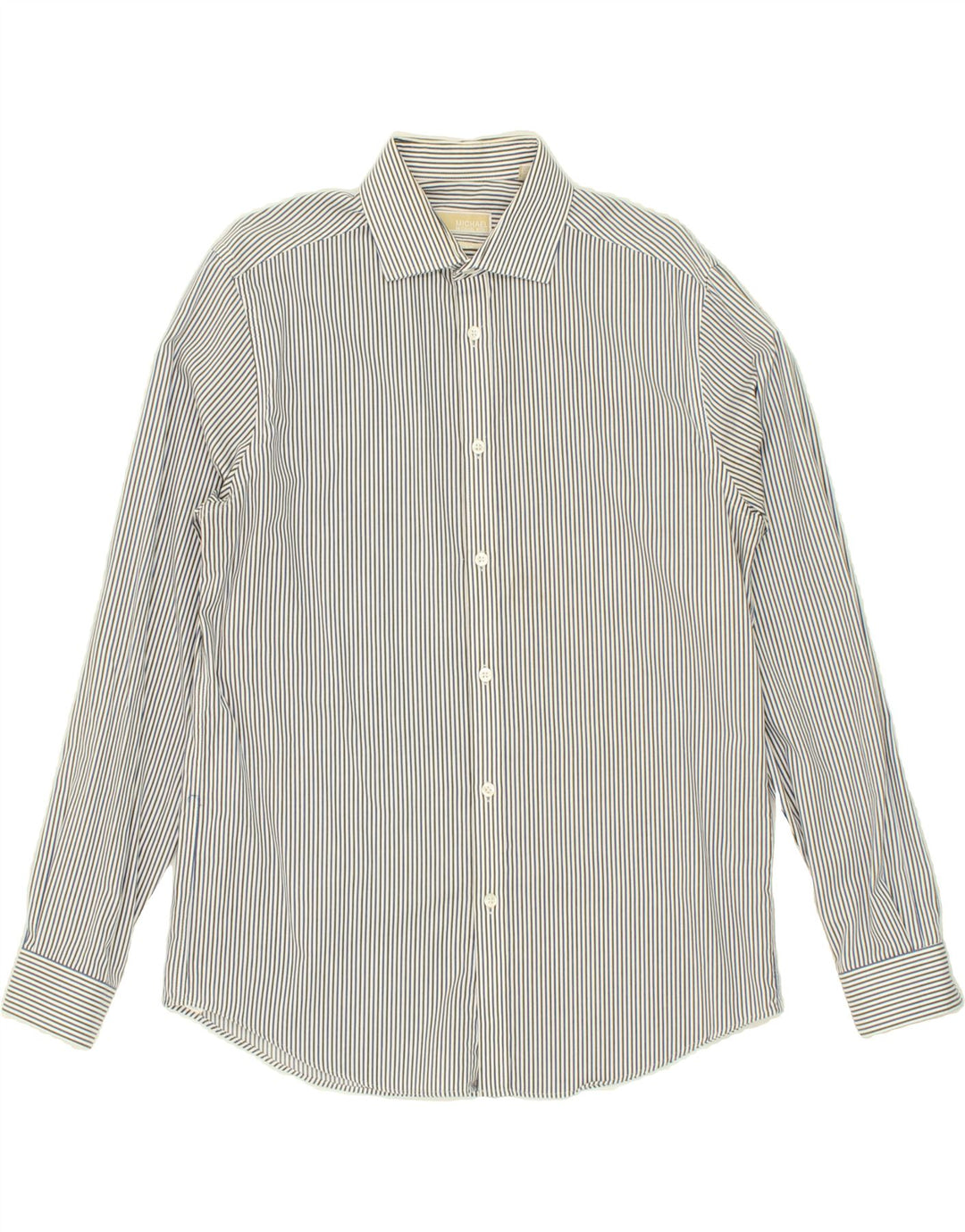 MICHAEL KORS Mens Shirt Size 16 Large Multicoloured Striped Cotton Vintage Michael Kors and Second-Hand Michael Kors from Messina Hembry 