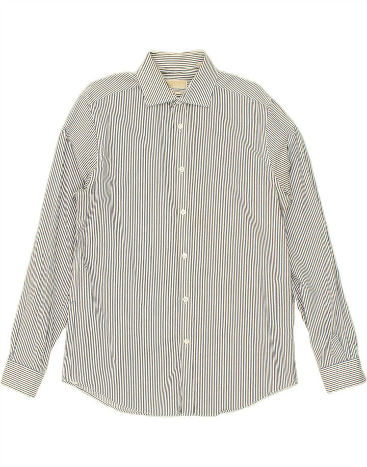 MICHAEL KORS Mens Shirt Size 16 Large Multicoloured Striped Cotton Vintage Michael Kors and Second-Hand Michael Kors from Messina Hembry 