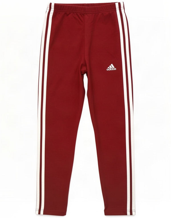 Krótkie legginsy damskie Adidas UK 4/6 XS Burgundowa bawełna