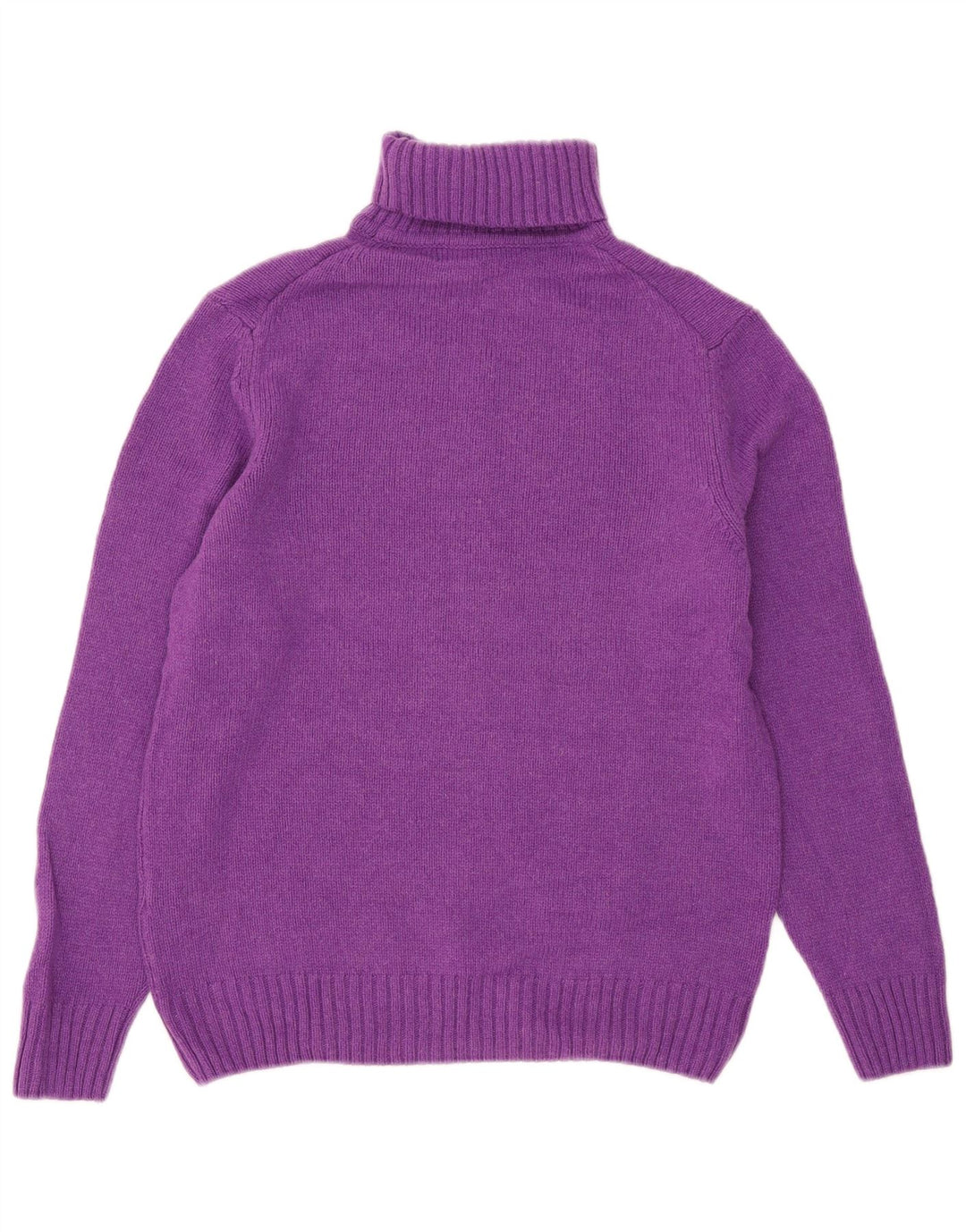 Sweter damski Zara z golfem UK 14, średni fiolet, wełna