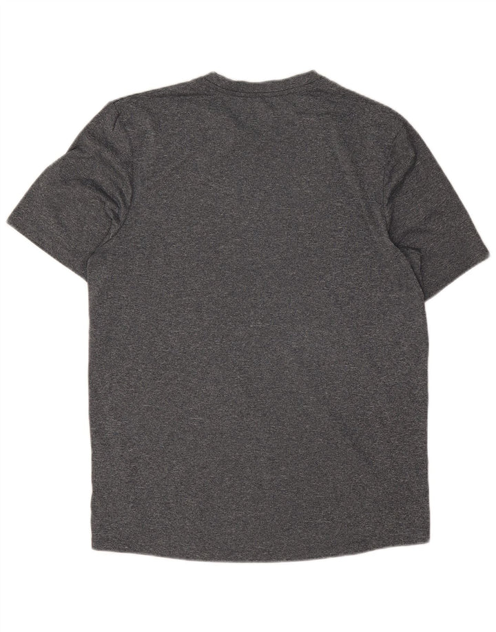 T-shirt męski Umbro, średni szary, nakrapiany poliester