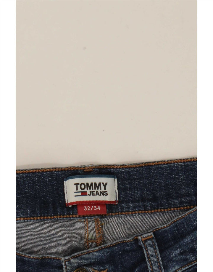 Męskie jeansy slim fit Tommy Hilfiger W32 L29 Niebieskie