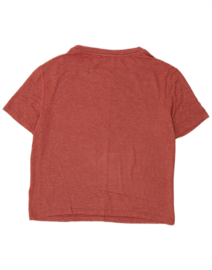 T-shirt damski Marks & Spencer Top UK 14, średni czerwony, wiskoza