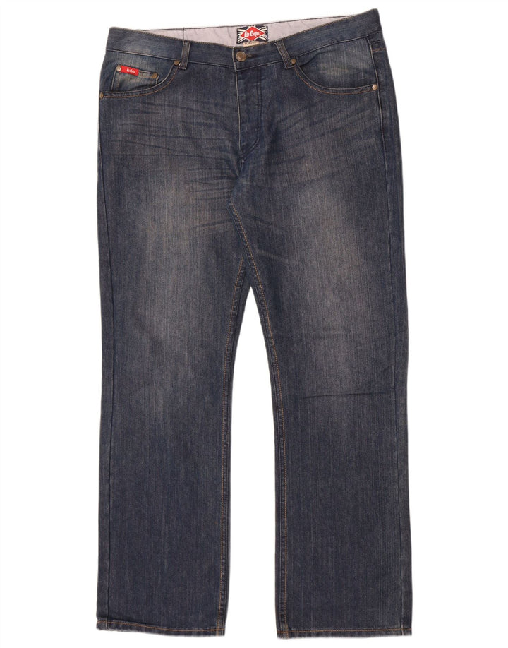 Męskie proste dżinsy Lee Cooper W36 L32, niebieskie, bawełniane