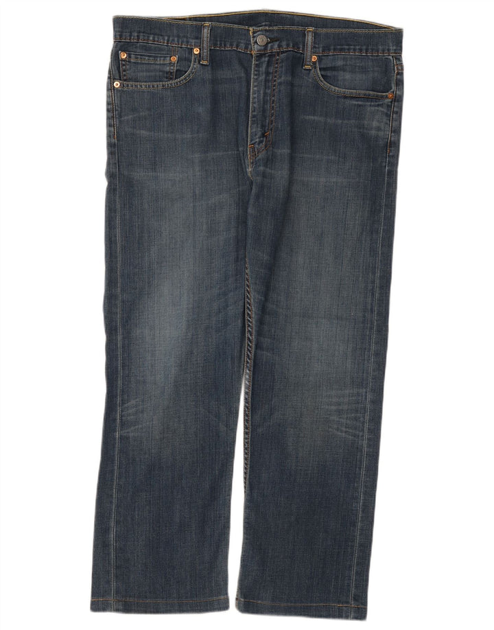 Męskie jeansy Levi's 504 Straight W36 L27 Niebieskie bawełniane