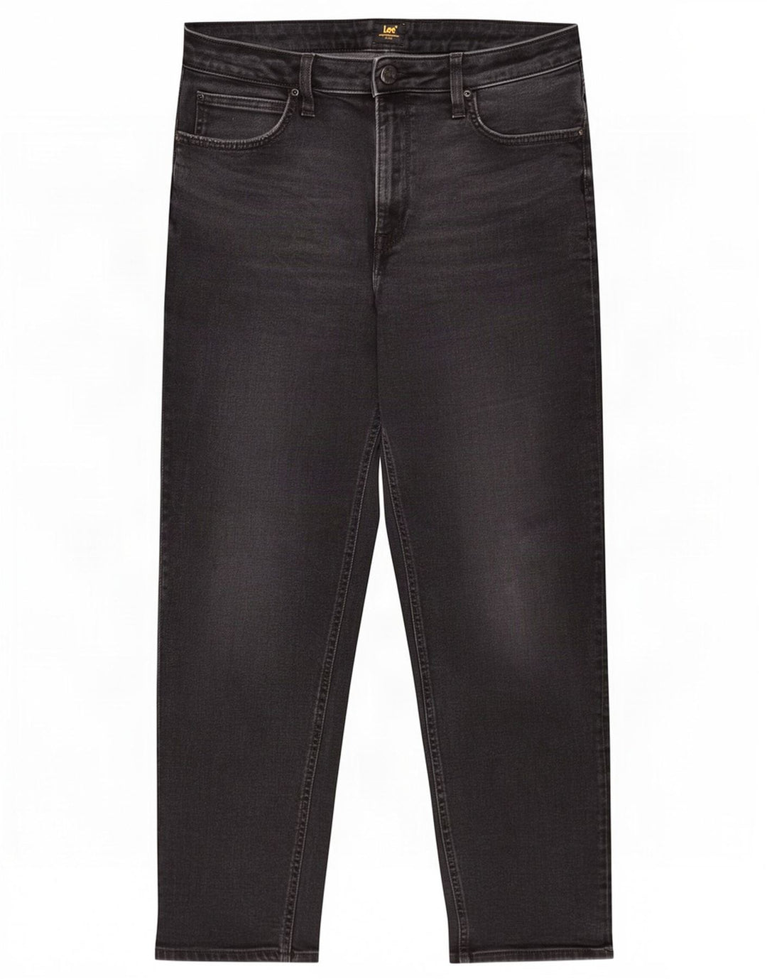Damskie jeansy Lee Carol Straight W32 L26 Czarne bawełniane