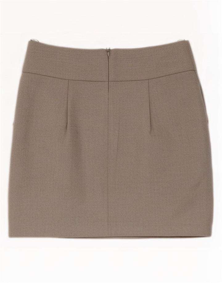 Damska spódniczka mini Topshop UK 12 Medium W28 Szary poliester
