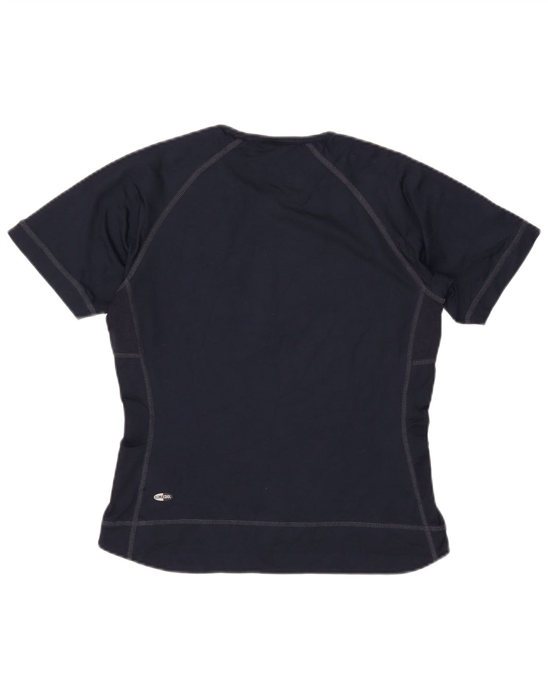 Damska koszulka Adidas Climacool Top UK 12 Średni granatowy nylon