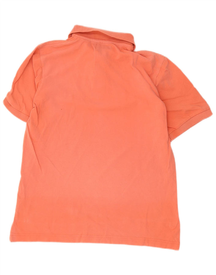 Męska koszulka polo Kappa, mała, pomarańczowa, bawełniana