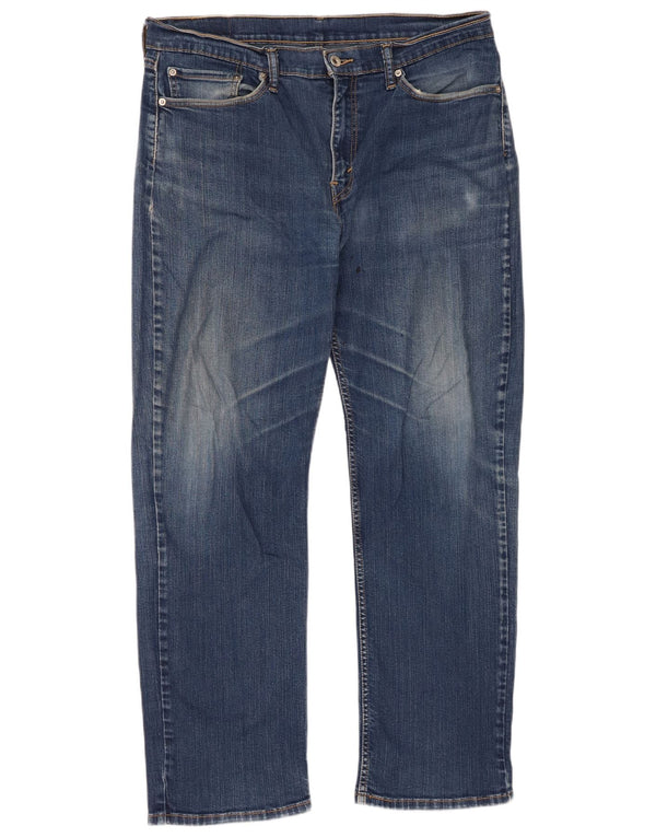 Męskie jeansy Levi's 514 Straight W36 L32 Niebieskie bawełniane