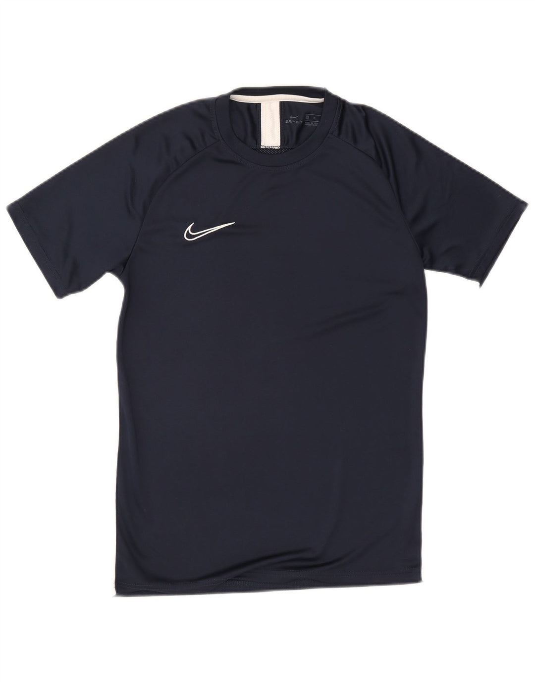 Męska koszulka Nike Dri Fit Top, średni granatowy poliester z blokami kolorów
