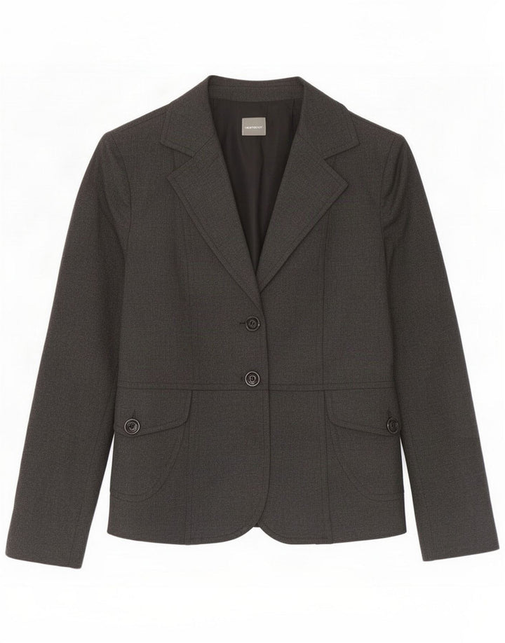 Nowa marynarka damska zapinana na 2 guziki Penny UK 10 Small Grey Wiskoza