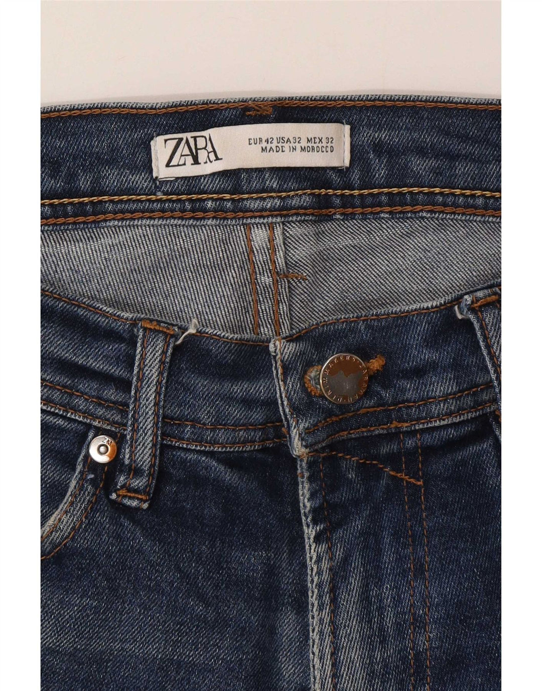 Męskie jeansy slim fit Zara EU 42 Large W32 L30 Blue