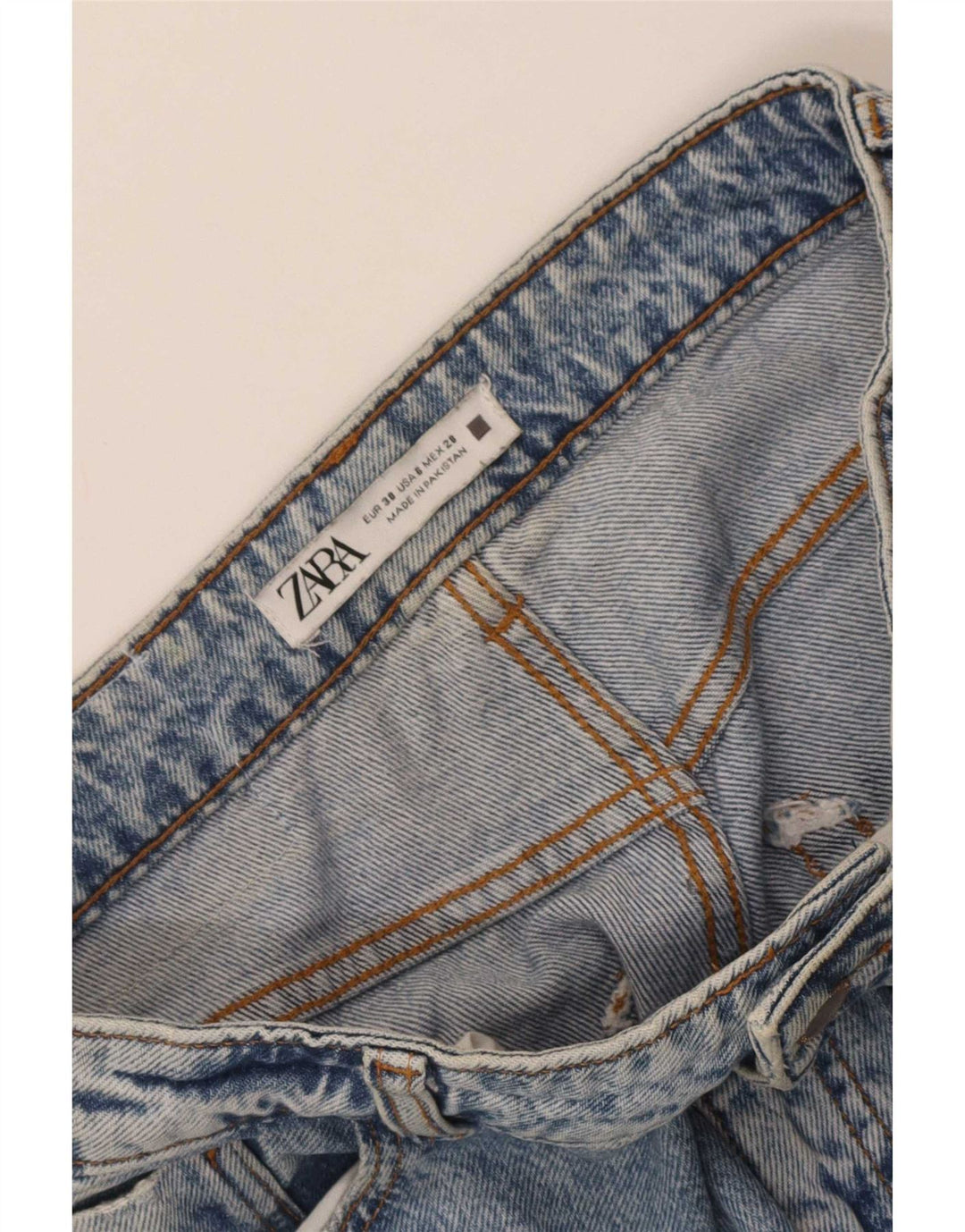 Damskie jeansy zwężane Zara EU 38 Small W28 L27 Niebieskie