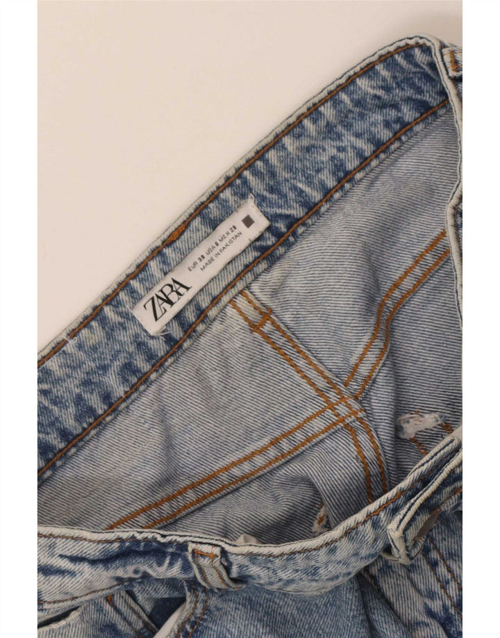 Damskie jeansy zwężane Zara EU 38 Small W28 L27 Niebieskie