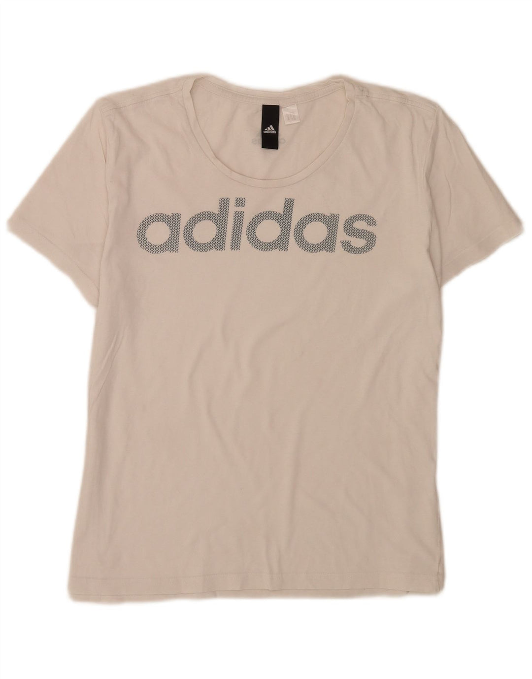 Damska koszulka Adidas Regular Graphic Top UK 12 Medium White