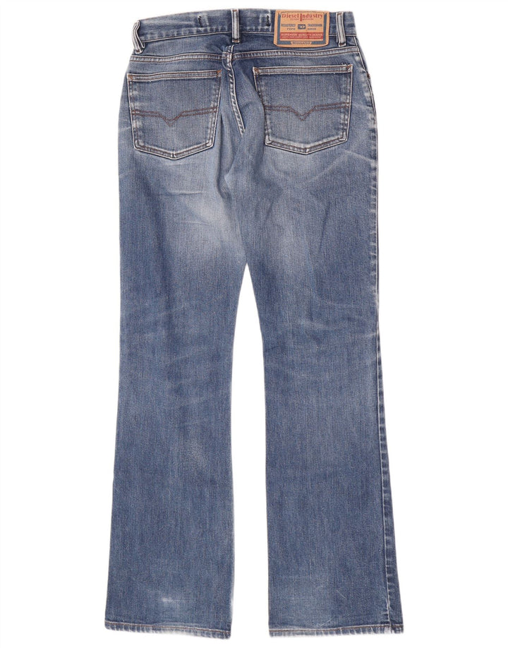 Damskie jeansy Diesel w trudnej sytuacji Bootcut W31 L33, niebieska bawełna