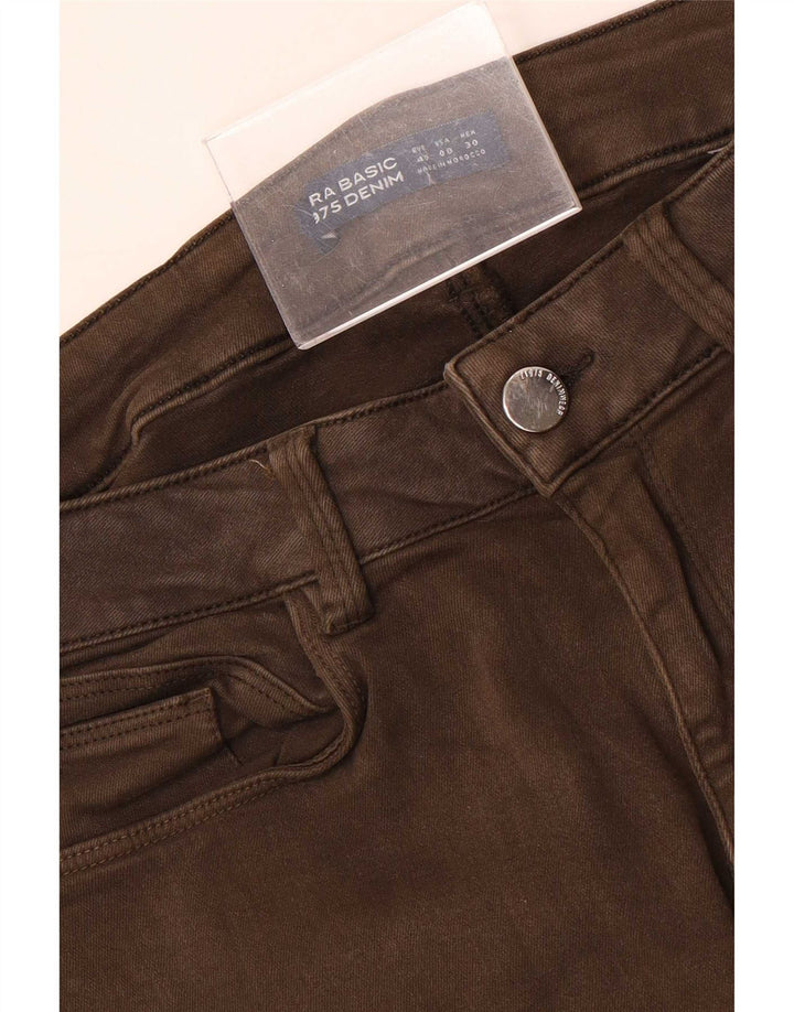 Damskie jeansy Skinny Zara EU 40 Medium W30 L27 Brązowe