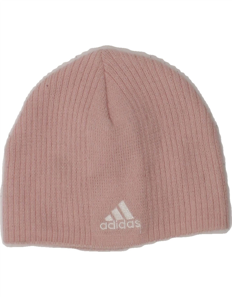 ADIDAS Baby Girls Beanie Hat 12-18 Months Pink Acrylic Vintage Adidas and Second-Hand Adidas from Messina Hembry 