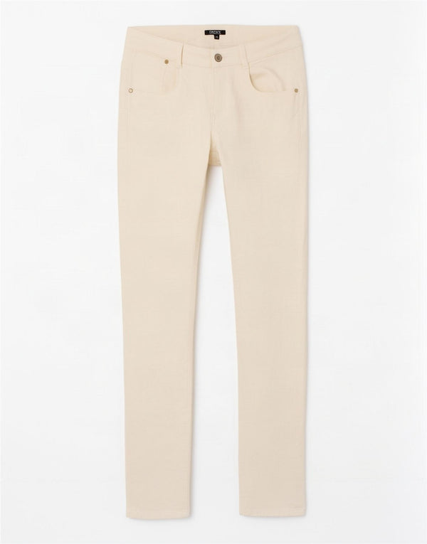 Dkny Dziewczęce obcisłe spodnie na co dzień 13-14 lat W28 L30 Off White Classic