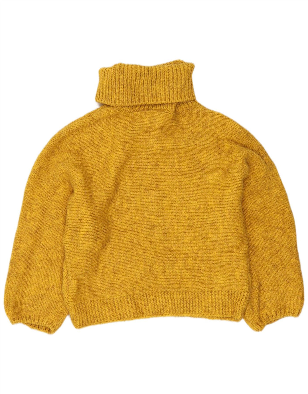 MARKS & SPENCER Damski sweter z okrągłym dekoltem, UK 10, mały, żółty