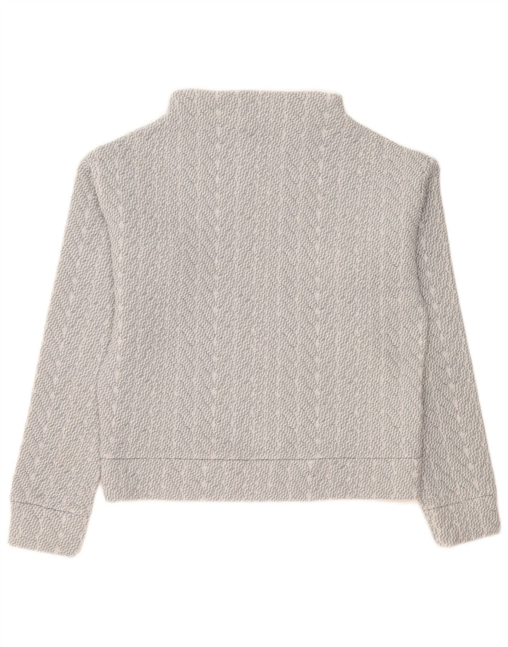 Damski sweter oversize Gap UK 6 XS, szary, poliestrowy w paski
