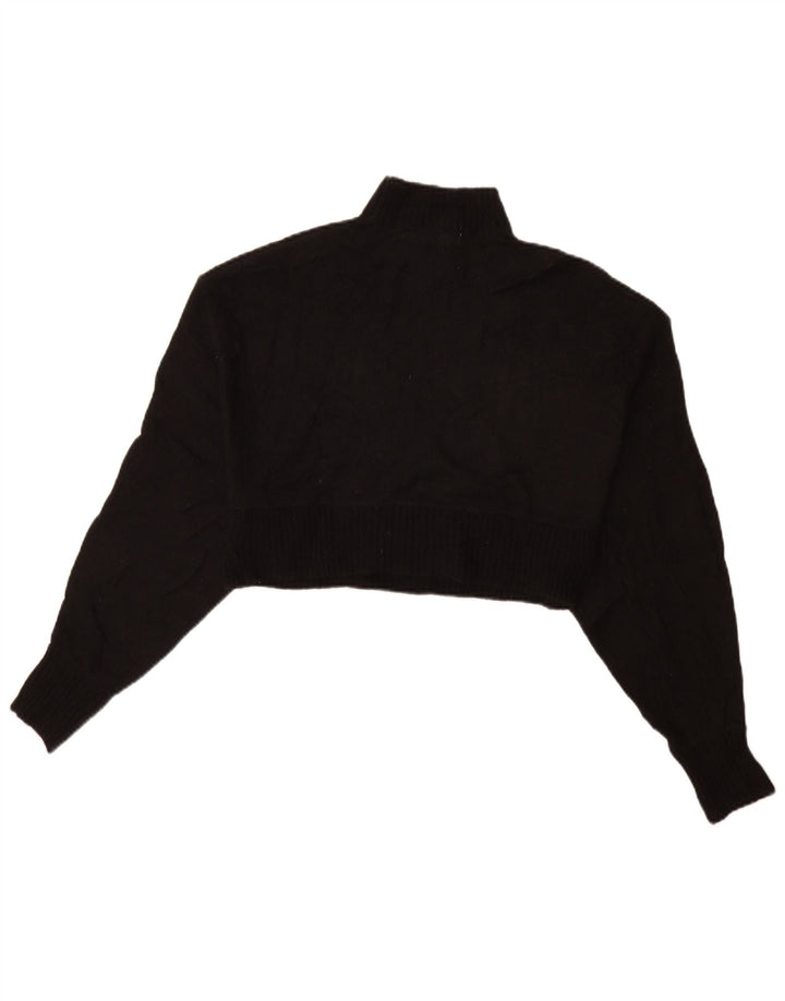 Sweter damski Zara z golfem UK 10, mały, czarny