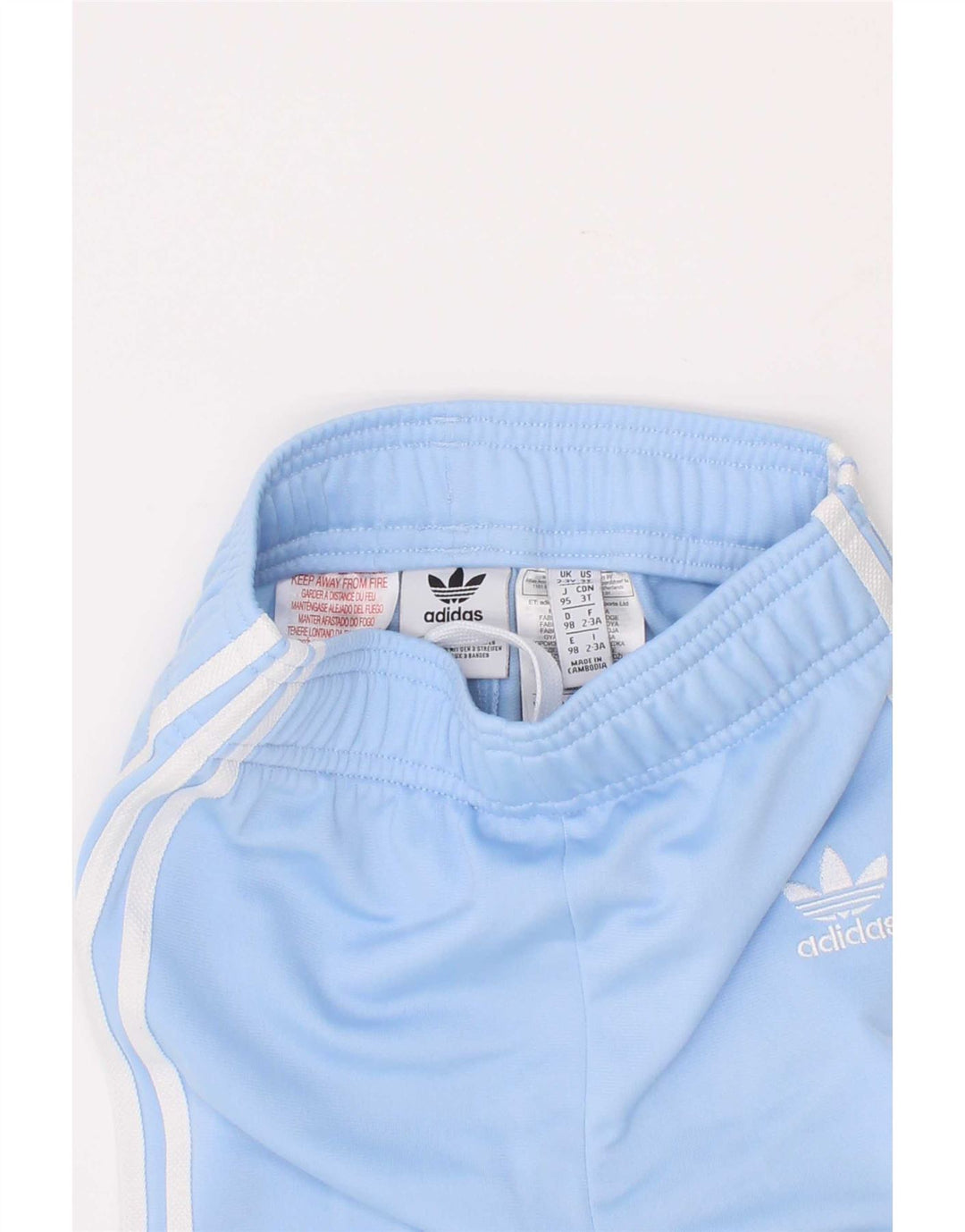 Adidas Chłopięce Spodnie Dresowe Joggery 2-3 Lat Niebieski Poliester