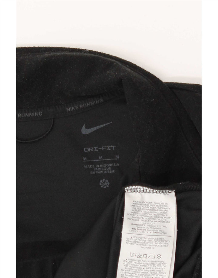 Damska kurtka polarowa Nike Dri Fit Graphic UK 14, średni czarny poliester