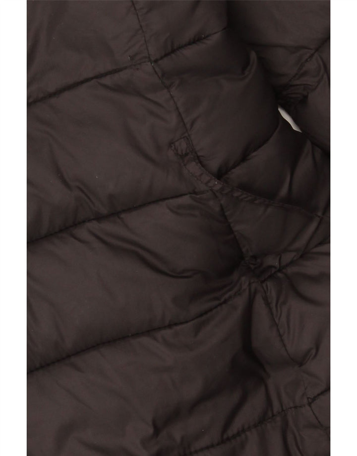 Hobbs Damski płaszcz z kapturem, oversize, wyściełany UK 10, mały, czarny nylon
