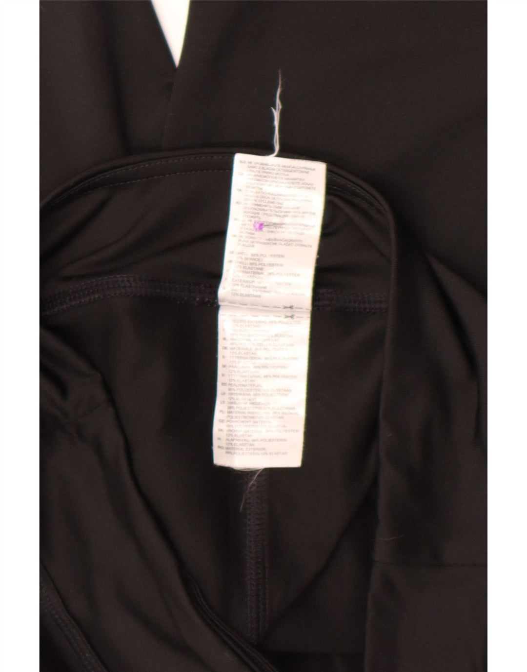 Damskie legginsy Adidas Climalite Capri UK 12/14 Średni czarny poliester