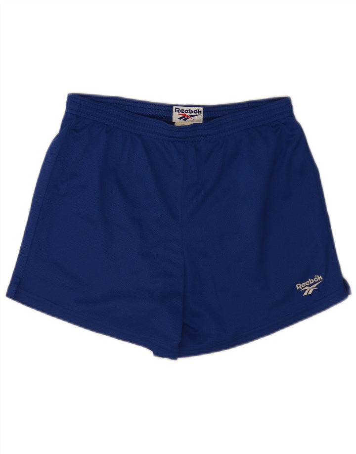 Męskie spodenki sportowe Reebok Regular, średni niebieski, poliester