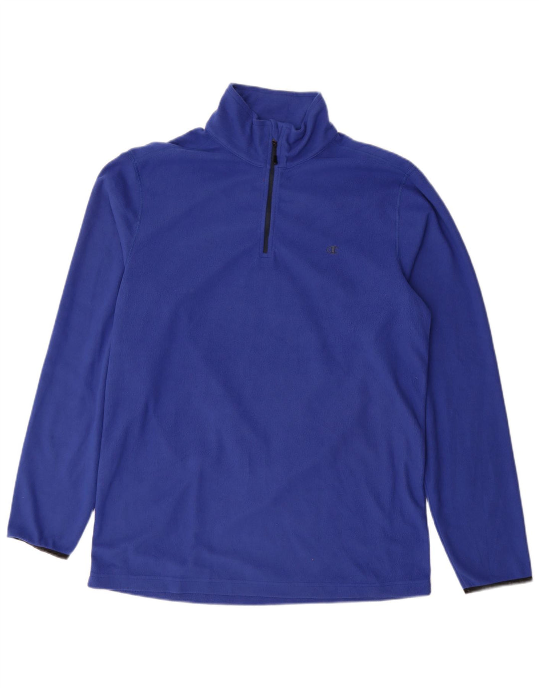 Męski sweter polarowy Champion z zamkiem błyskawicznym, 2XL, niebieski poliester