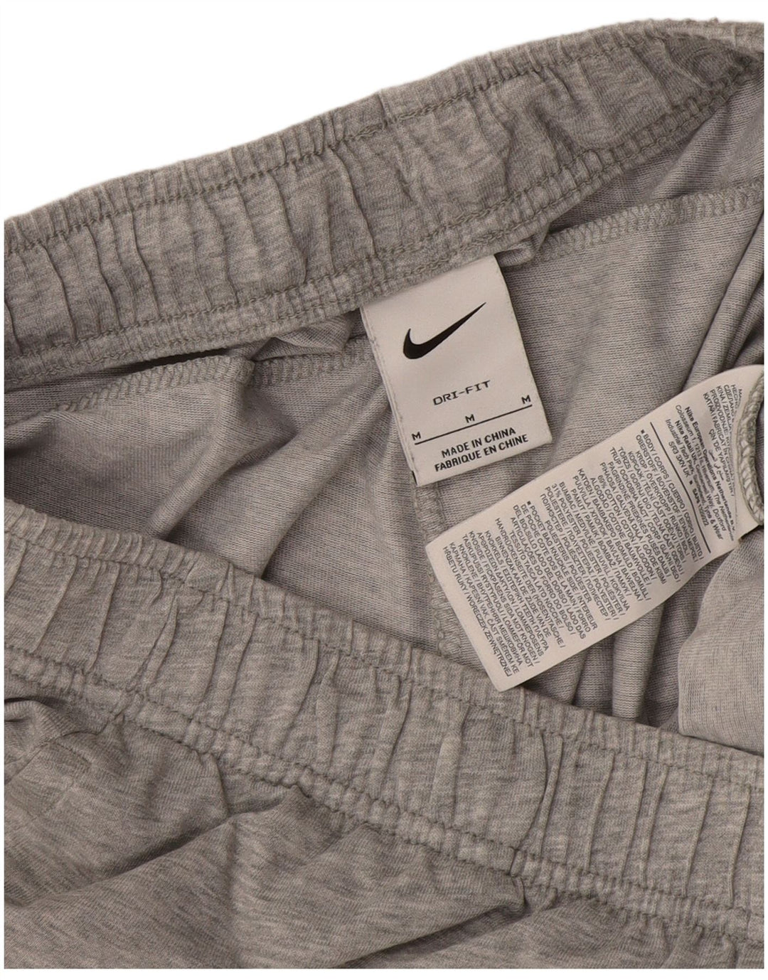 Męskie spodenki sportowe Nike Dri Fit, średnioszare, bawełniane